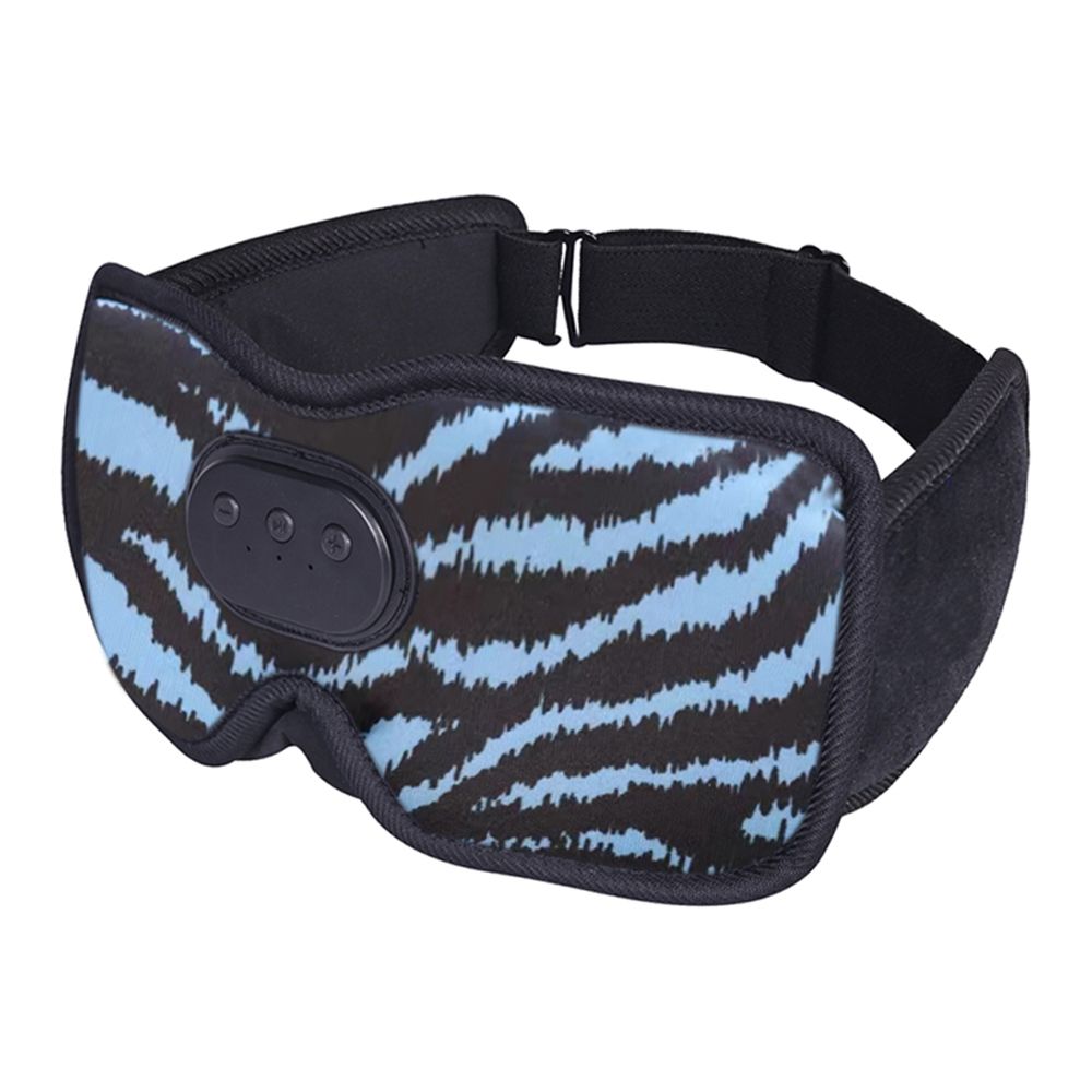 3D Bluetooth Sleep Eye Mask Bezdrátová hudební maska ​​modrá