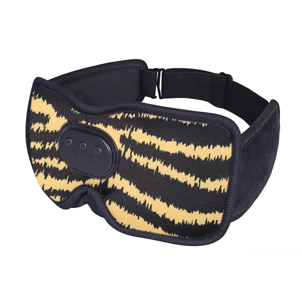 3D Bluetooth Sleep Eye Mask Bezdrátová hudební maska ​​žlutá