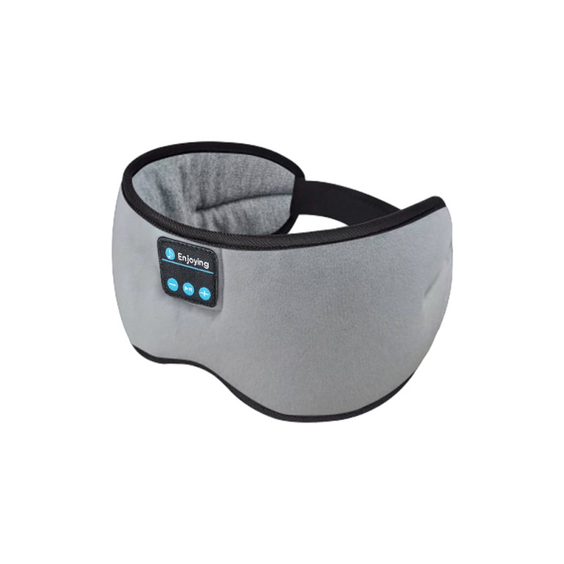 Bluetooth oční maska ​​se středem v bavlněné šedé