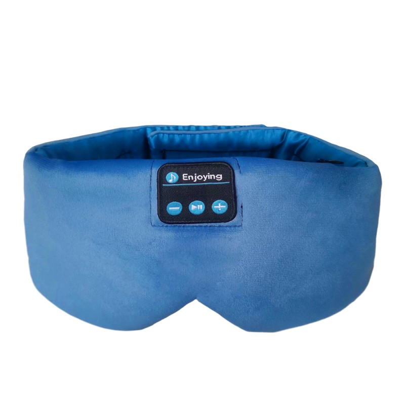 Čelenka Bluetooth Sleep Eye Mask Sleeping Headphones Blue