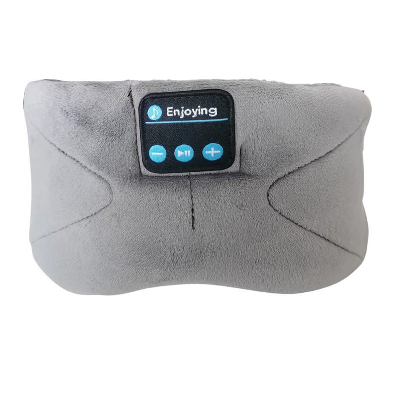 Čelenka Bluetooth Sleep Eye Mask Sleeping Headphones Grey
