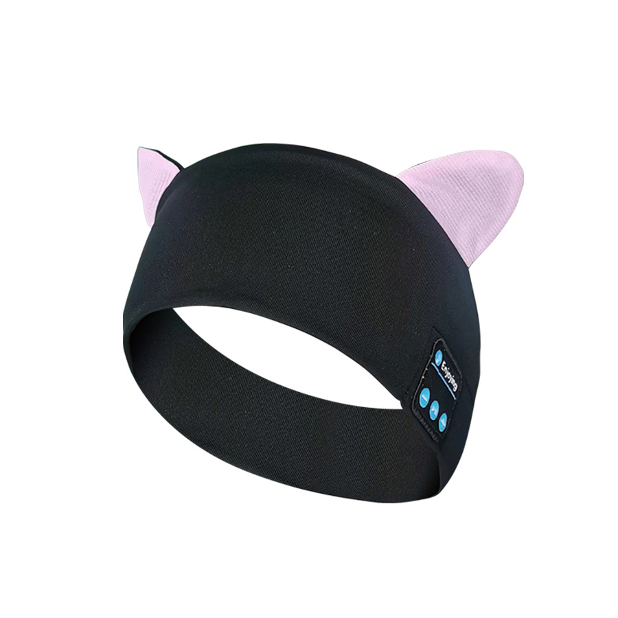 Dětská Bluetooth čelenka Sleep Eye Mask Cat