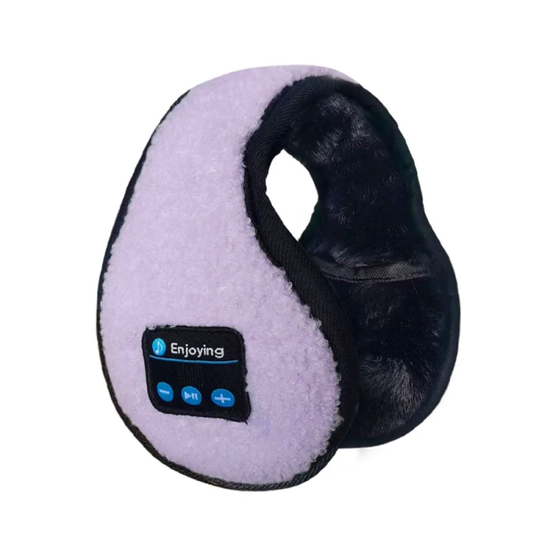 Fialové nastavitelné mini Bluetooth chrániče sluchu