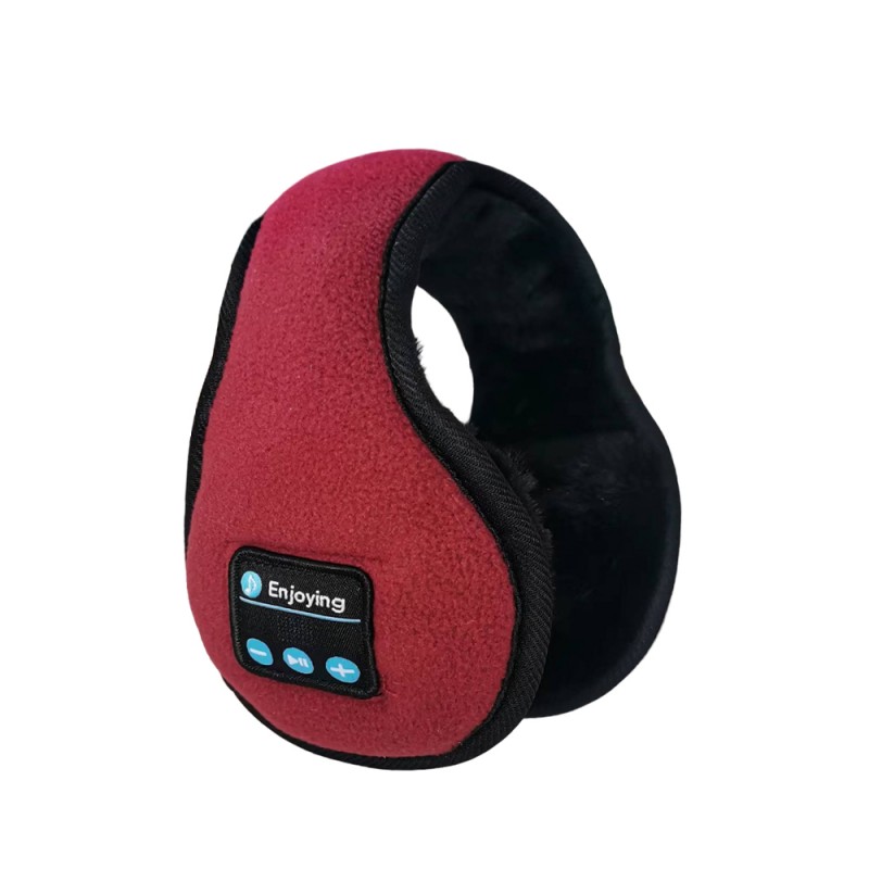 Červené nastavitelné mini Bluetooth chrániče sluchu